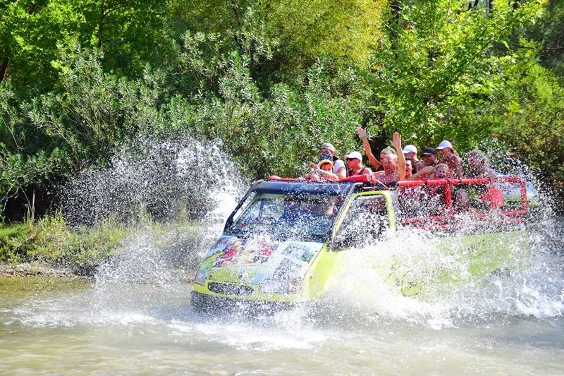 Kemer : Cabrio Safari ve Rafting